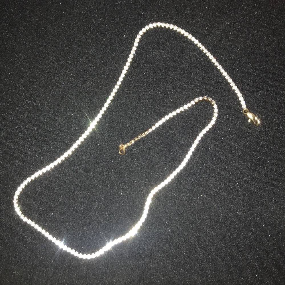 GLD Micro Tennis Chain